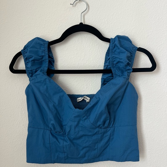 Abercrombie & Fitch Tops - Abercrombie Cap Sleeve Poplin Top